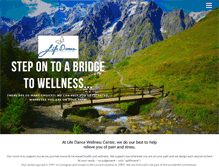 Tablet Screenshot of lifedancewellnesscenter.com